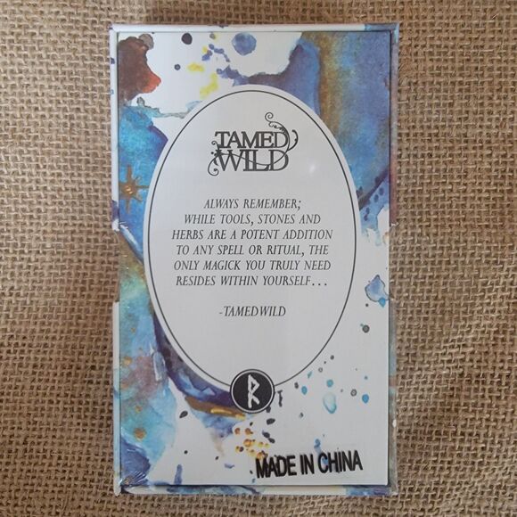 Tamed Wild Wild Runes Deck by Jillian Kristina and Zarina Karapetyan Brand New! - Picture 2 of 2